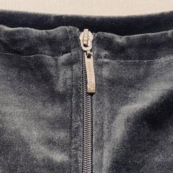 Calvin Klein Women's Full Zip 3X Black Velour Track Jacket Scuba Neck $68 MSRP - Picture 11 of 15